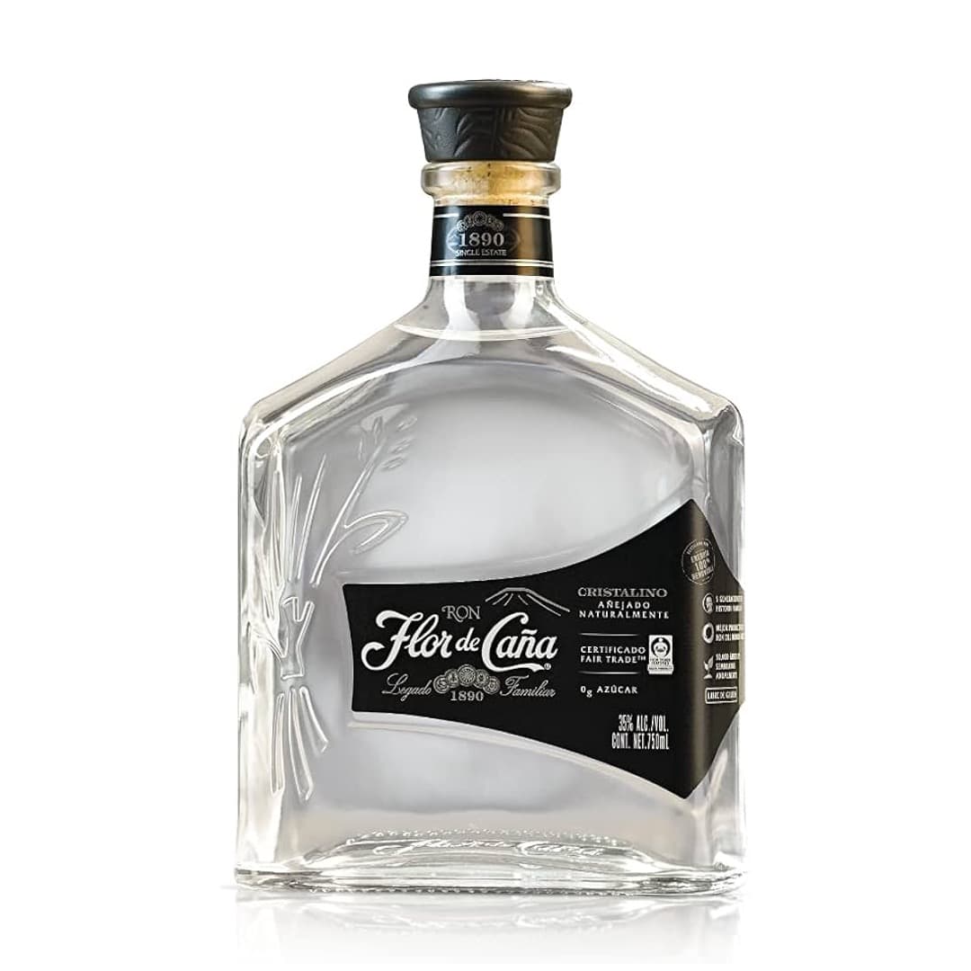 Ron Cristalino Flor de Caña 750ml